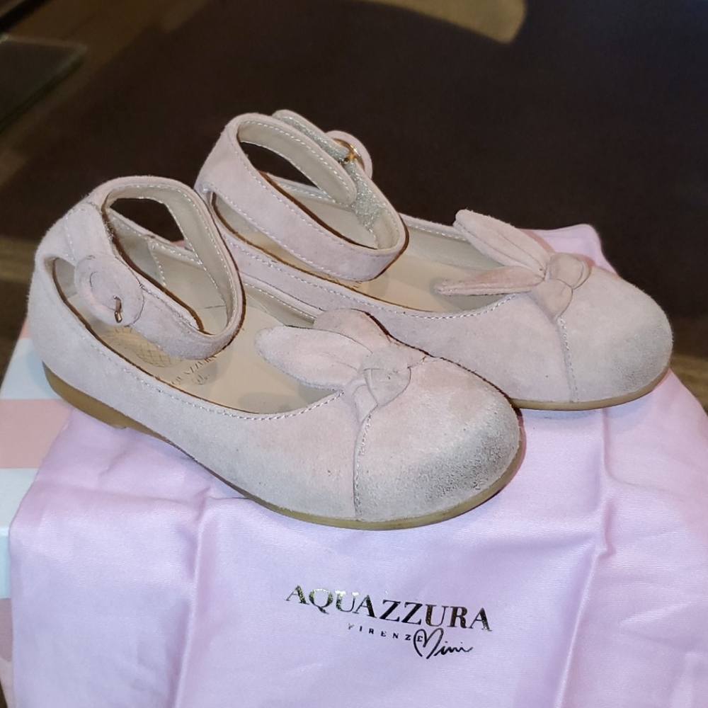Aquazzura suede ballet shoes